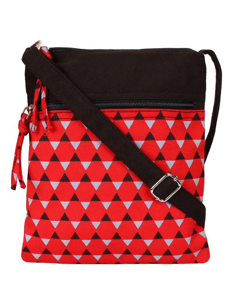 geometric sling bag