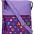 Anekaant La Borsa Alphabet Print Canvas Sling Bag Purple