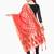 Light Red Zari Woven Jacquard Dupatta