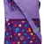 Anekaant La Borsa Alphabet Print Canvas Sling Bag Purple