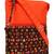 Anekaant La Borsa Alphabet Print Canvas Sling Bag Orange