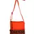 Anekaant La Borsa Alphabet Print Canvas Sling Bag Orange