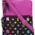 Anekaant La Borsa Alphabet Print Canvas Sling Bag Magenta and Black