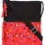 Anekaant La Borsa Alphabet Print Canvas Sling Bag Black and Red