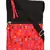 Anekaant La Borsa Alphabet Print Canvas Sling Bag Black and Red