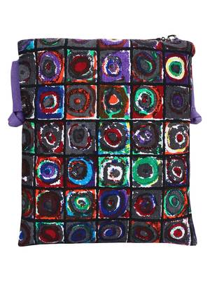 Anekaant La Borsa Print Canvas Sling Bag Purple 3