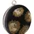 Anekaant Ethnic Embroidered Party Round Clutch Bag Black and Gold