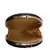 Anekaant Ethnic Embroidered Party Round Clutch Bag Black and Gold
