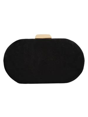 Anekaant Ethnic Embroidered Party Clutch Bag Black and Multicolour 3