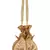Anekaant Lotus Artsilk Party Potli Bag Gold