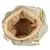 Anekaant Lotus Artsilk Party Potli Bag White and Gold