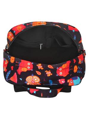 Anekaant Artsy Black and Multicoloured Cotton Polyester Backpack 4