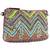 Anekaant Diamondus Multicoloured Beaded Cotton Sling bag