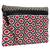 Anekaant Diamondus Pink Beaded Cotton Sling bag