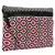 Anekaant Diamondus Pink Beaded Cotton Sling bag