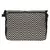 Anekaant Chevron Black & White Cotton Sling bag