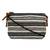 Anekaant Streak Black & White Jacquard and Cotton Sling bag