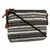 Anekaant Streak Black & White Jacquard and Cotton Sling bag