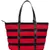 Anekaant Novus Black & Magenta Canvas Shoulder Bag