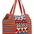 Anekaant Embroider Orange & Multicoloured Jacquard Handbag