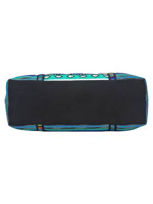 Anekaant Embroider Green & Multicoloured Jacquard Handbag 5