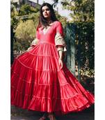 Peach Flare Suit Set