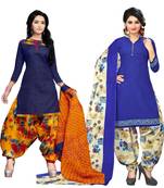 Cotton Printed Combo Salwar With Dupatta (Set Of 2)