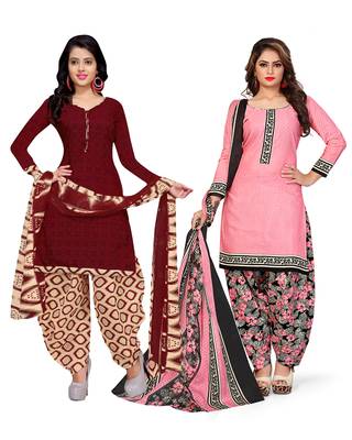 Cotton printed combo salwar with dupatta (set of 2) 1