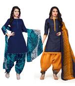 Cotton Printed Combo Salwar With Dupatta (Set Of 2)