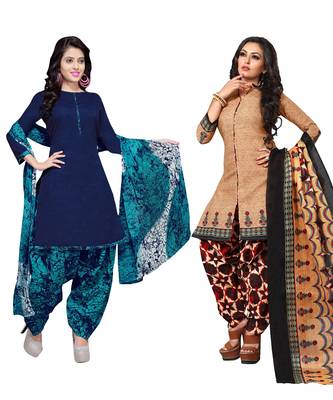 Cotton printed combo salwar with dupatta (set of 2) 1