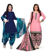 Cotton printed combo salwar with dupatta (set of 2)