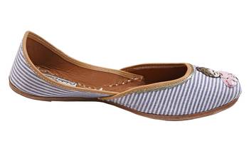 white solid ethnic women footwear 2