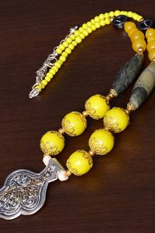 Designer Necklace with German Silver Pendant and Mix Ornaments and Beads PPBJ211