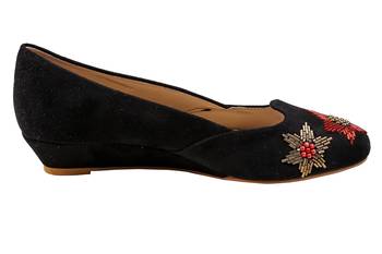 BLACK solid party women footwear 4