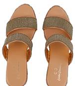 PEACH solid ethnic women footwear