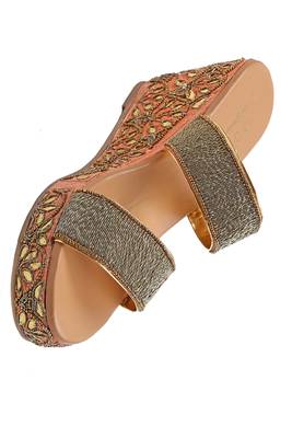 PEACH solid ethnic women footwear 4