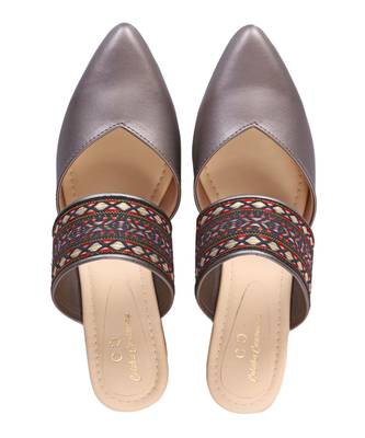 silver colorblocked casual women footwear 1