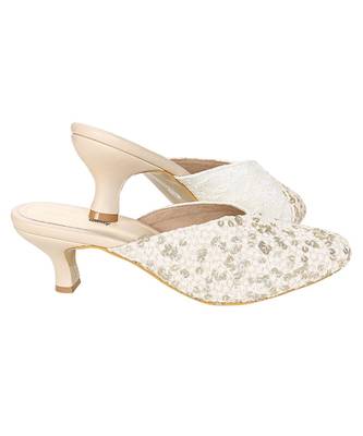 cream solid party women footwear 3