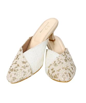 cream solid party women footwear 4