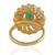 Heena Trendy Green Colour stone Ring >> HJRN20G <<
