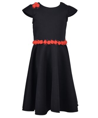 black plain frock