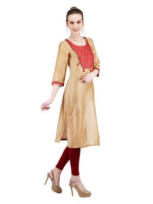 White printed viscose kurti 2