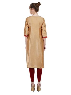 White printed viscose kurti 4