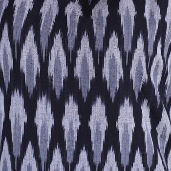 Black printed ikat cotton kurti 5