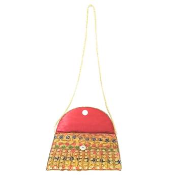 Rajasthani Style Hand Embroidered Bridal Clutch for Women Multicolor 2