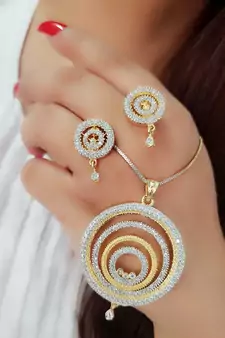 White necklaces