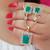 Green necklaces