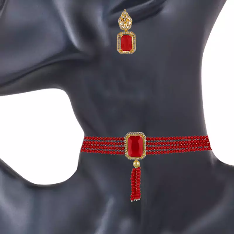 Red necklaces