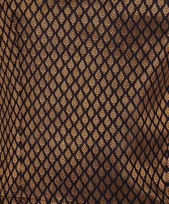 black woven brocade kids lehenga choli 3