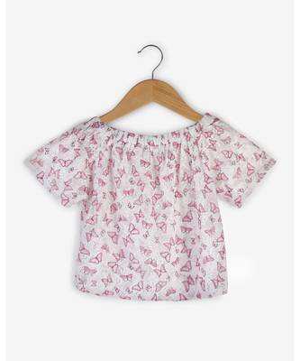 white plain net kids tops 1